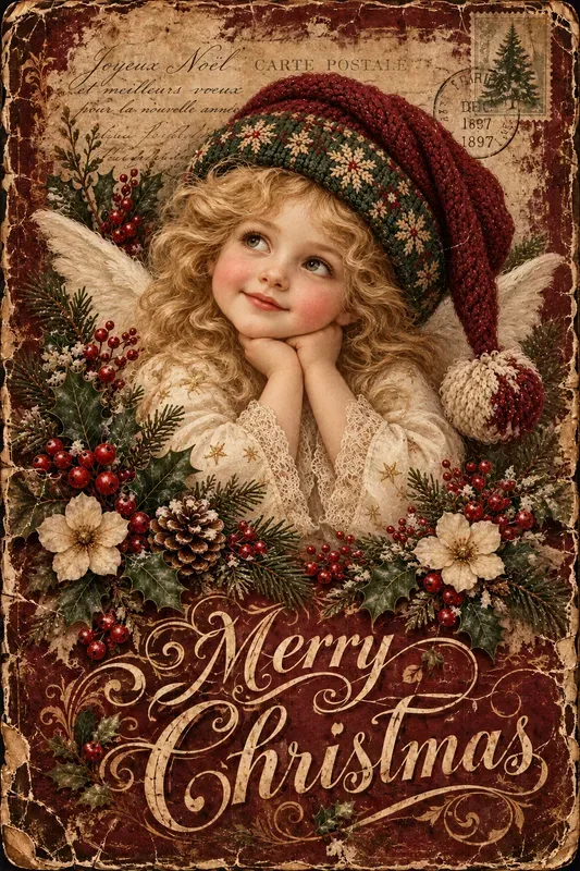 Vintage Junk Journals Merry Christmas