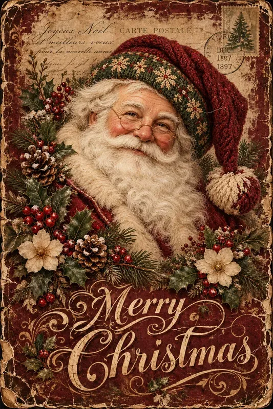 Vintage Junk Journals Merry Christmas