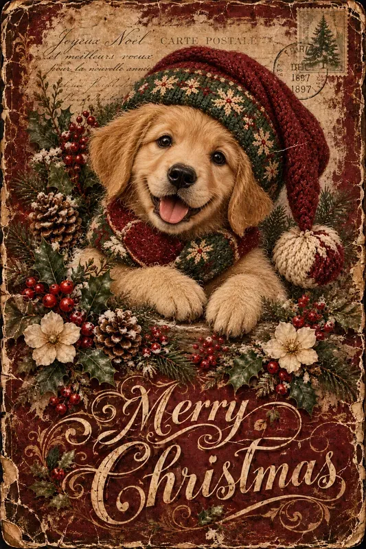 Vintage Junk Journals Merry Christmas