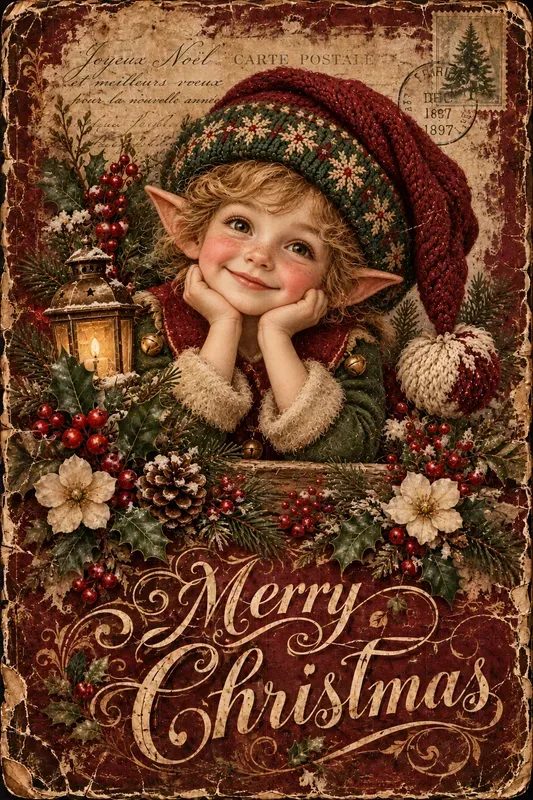 Vintage Junk Journals Merry Christmas