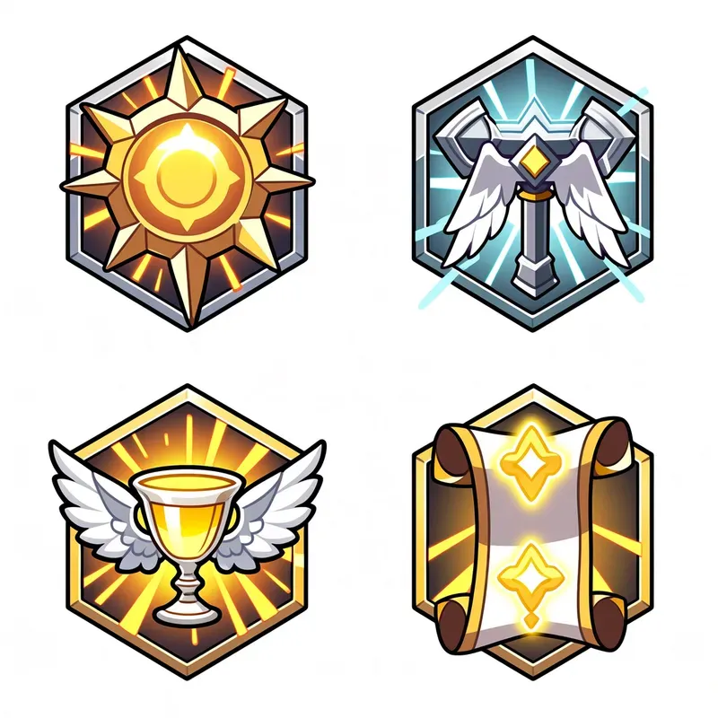 Geometric 2x2 Game Ui Skill Icon Packs