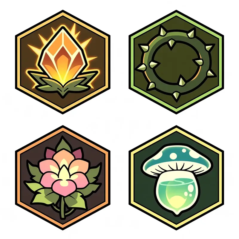 Geometric 2x2 Game Ui Skill Icon Packs