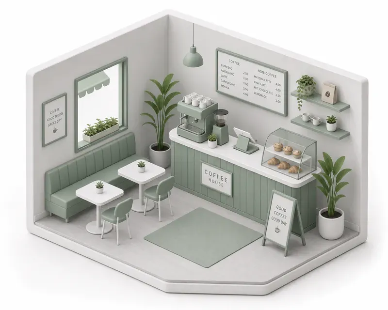 Clean 3D Isometric Professional Assets