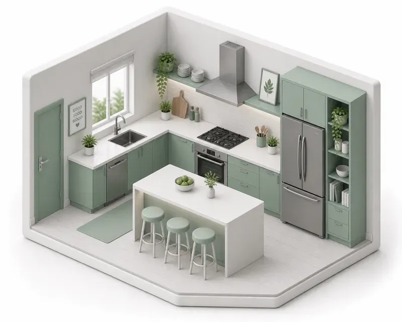 Clean 3D Isometric Professional Assets