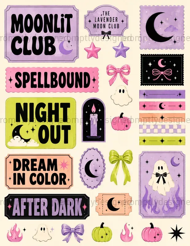 Modern Halloween Scraps