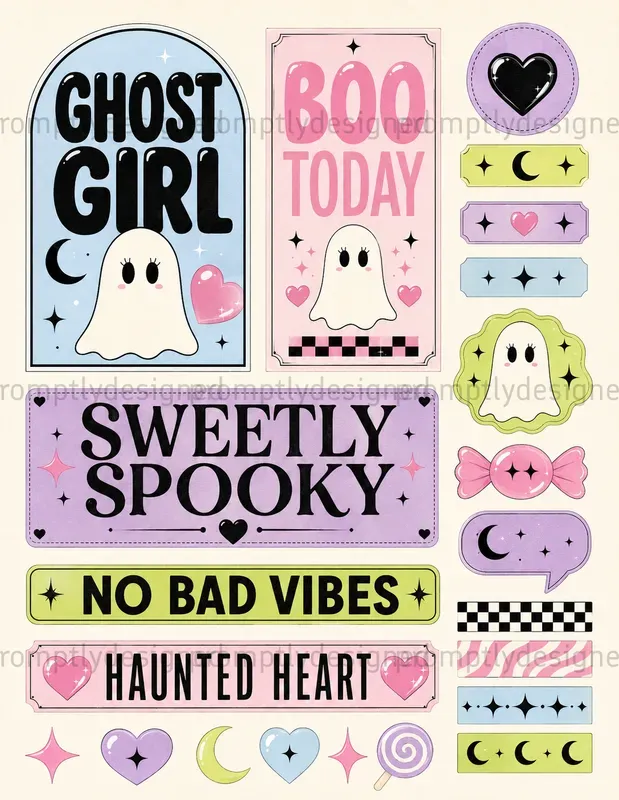 Modern Halloween Scraps