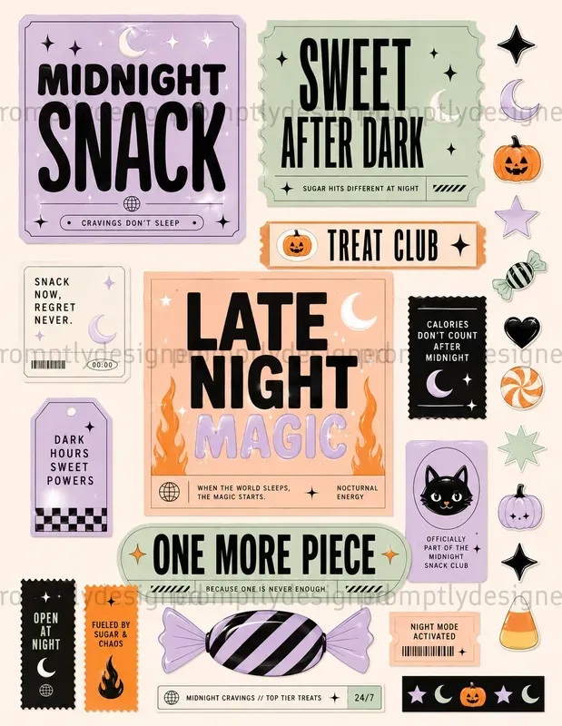 Modern Halloween Scraps