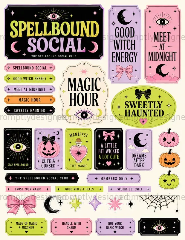 Modern Halloween Scraps