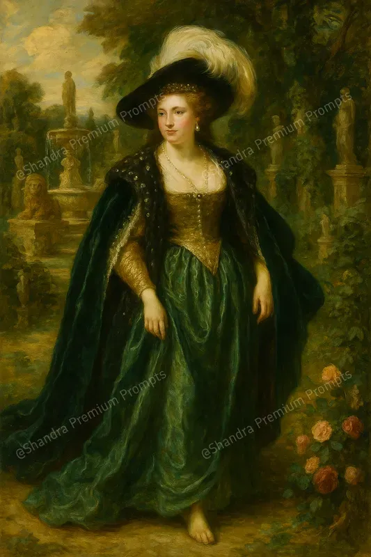 Rubensian Women With The Same Portraits