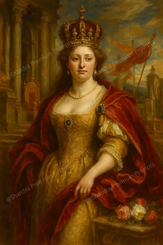 Rubensian Women With The Same Portraits