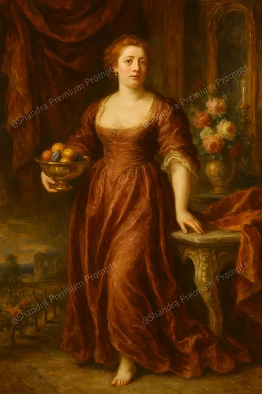 Rubensian Women With The Same Portraits