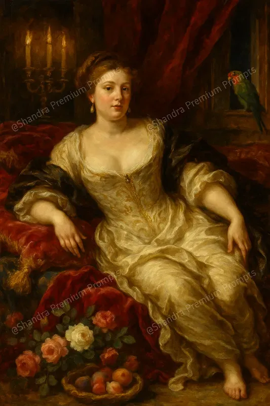 Rubensian Women With The Same Portraits