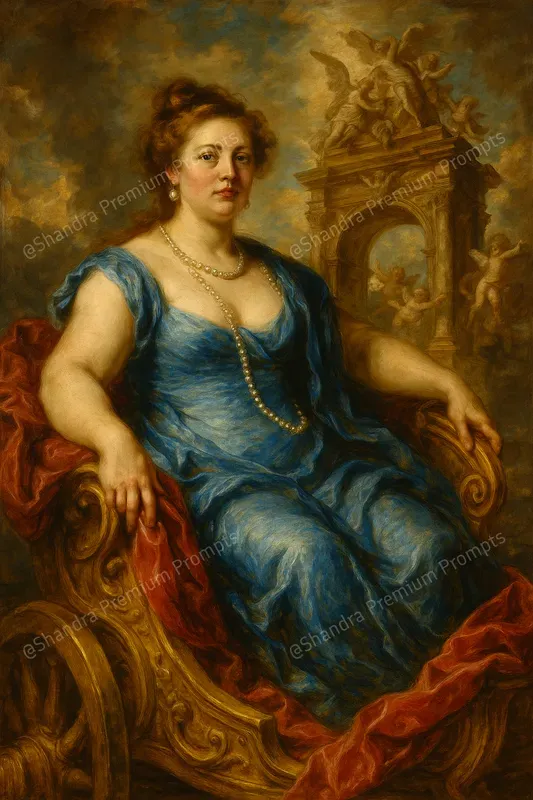 Rubensian Women With The Same Portraits