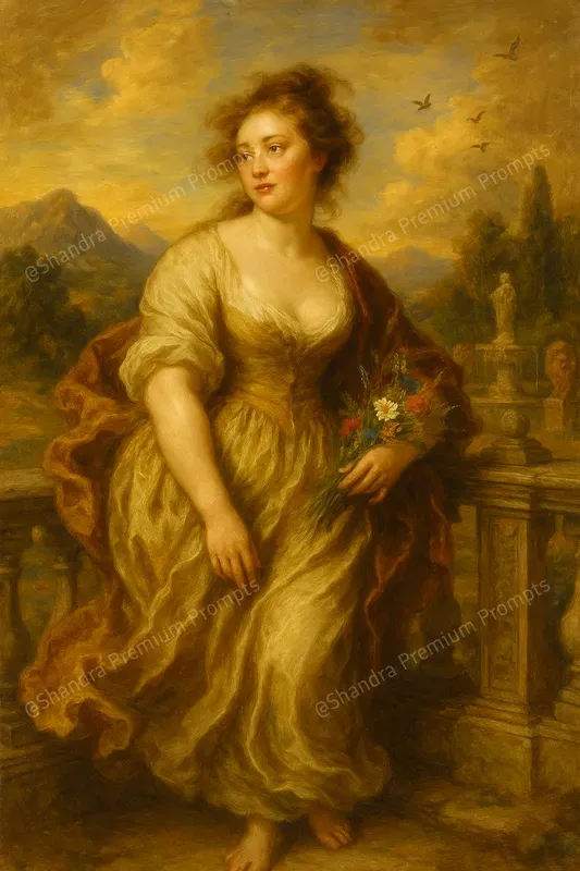 Rubensian Women With The Same Portraits