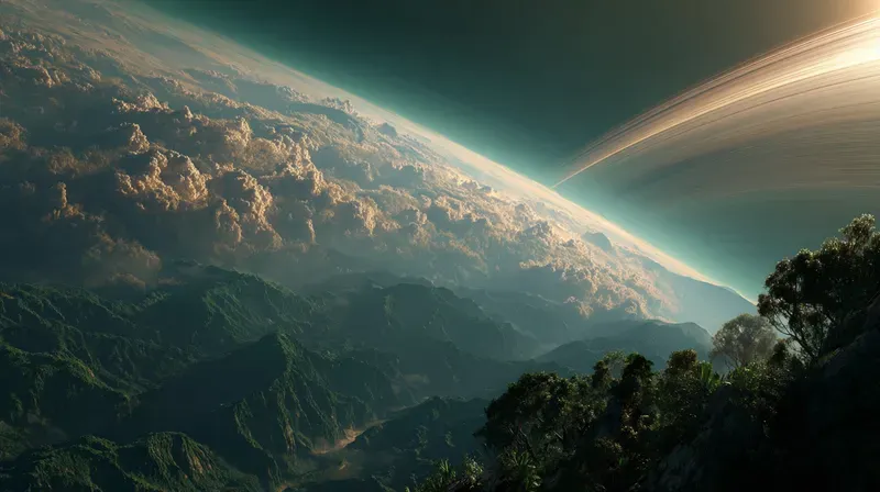 Exoplanet Scifi Art Generator