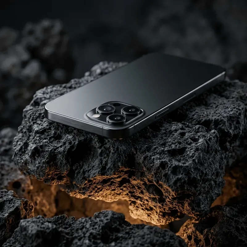 Cinematic Volcanic Rock Product Shots
