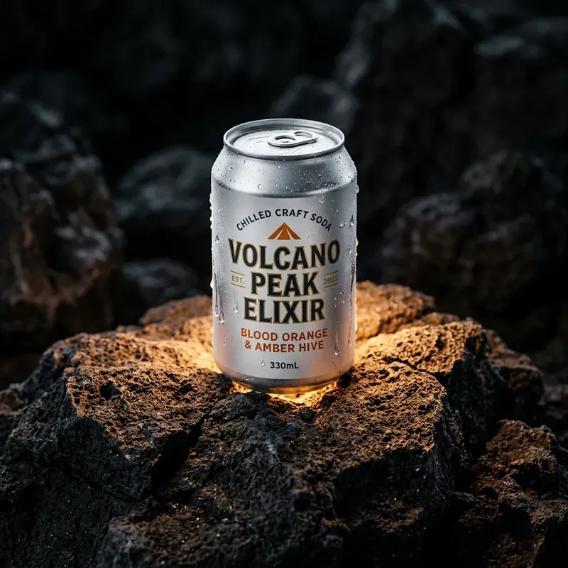 Cinematic Volcanic Rock Product Shots