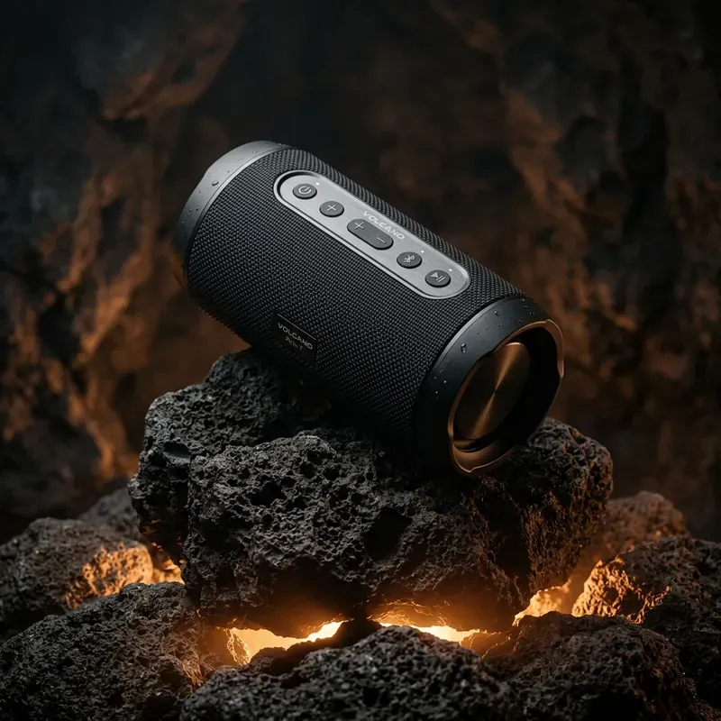 Cinematic Volcanic Rock Product Shots