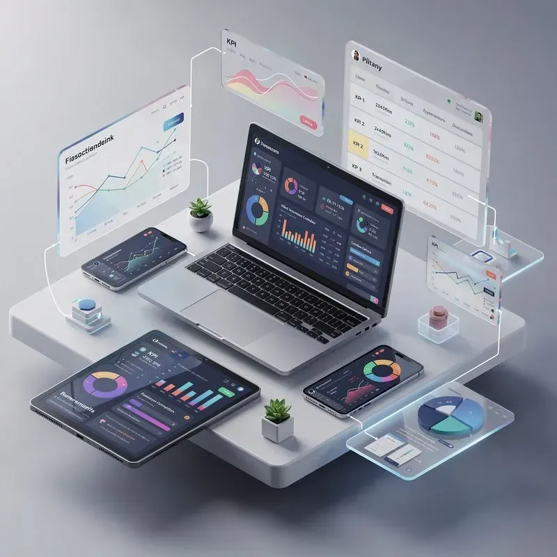 Premium Isometric Saas Illustrations