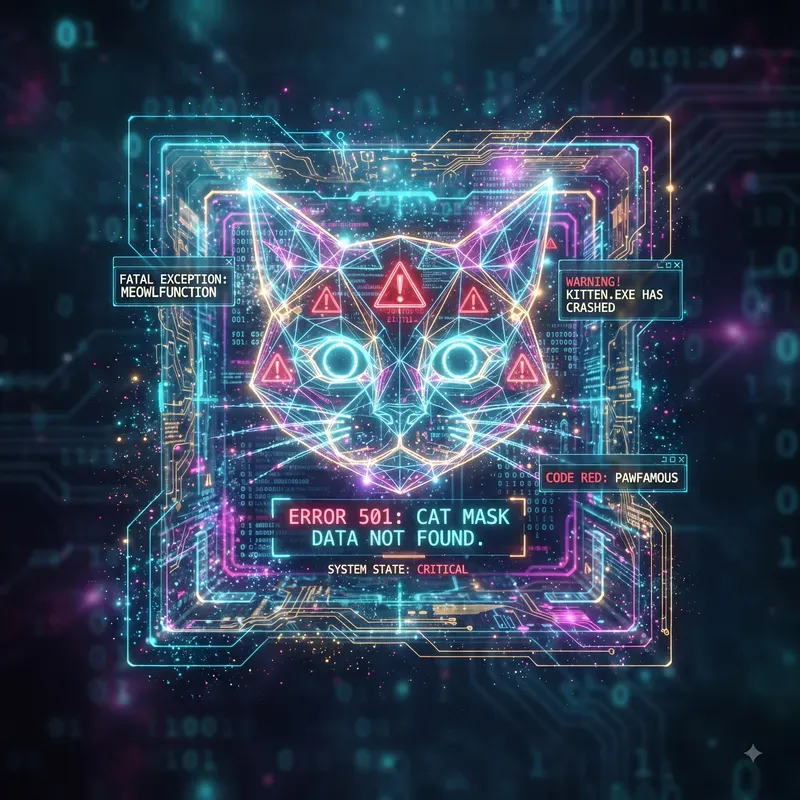 Hologram Error Creature Screens