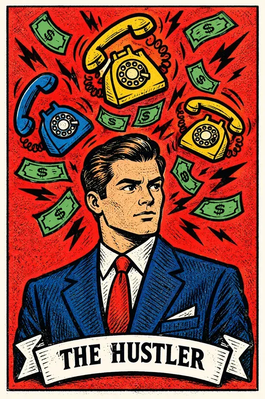 Naive Pop Art Character Cards