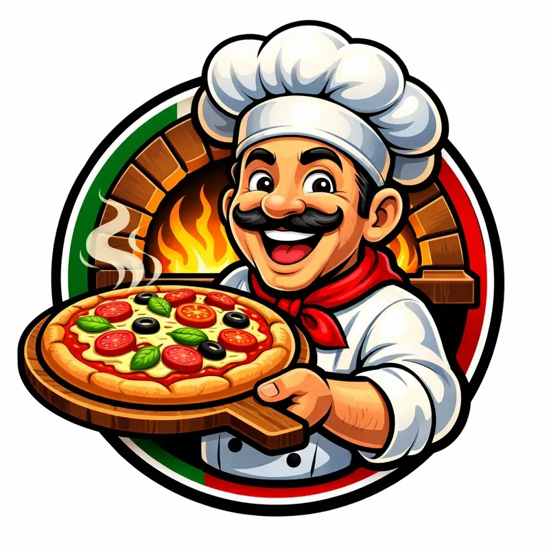 Premium Cartoon Chef Mascot Logos
