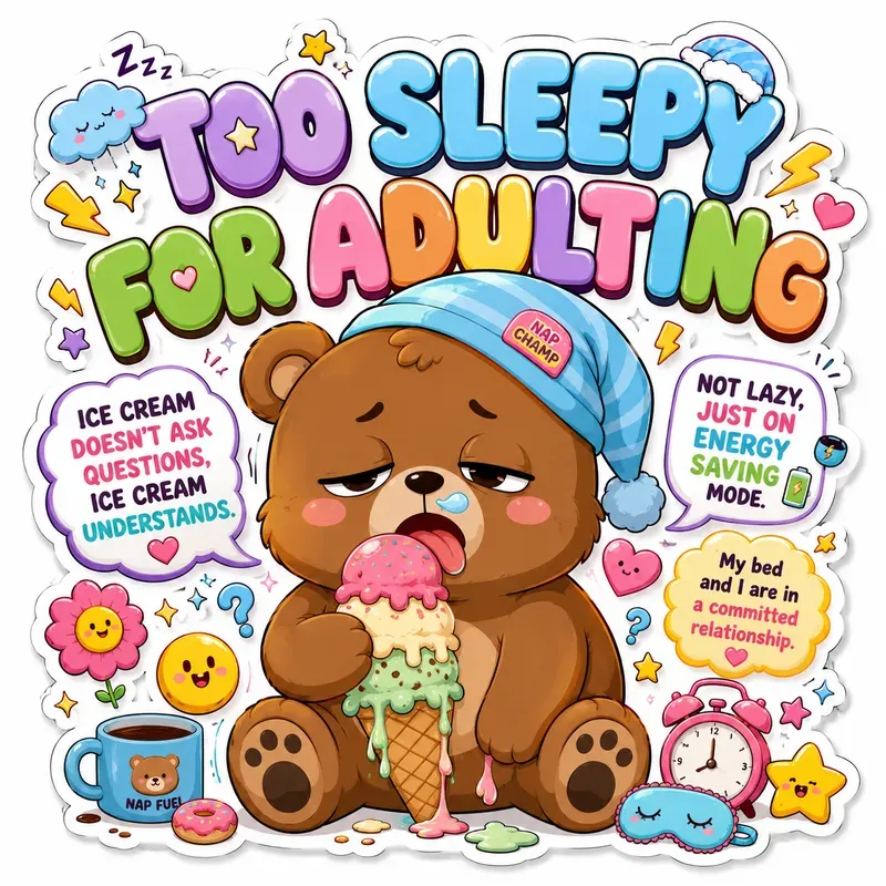 Cute Kawaii Mood Sticker Posters