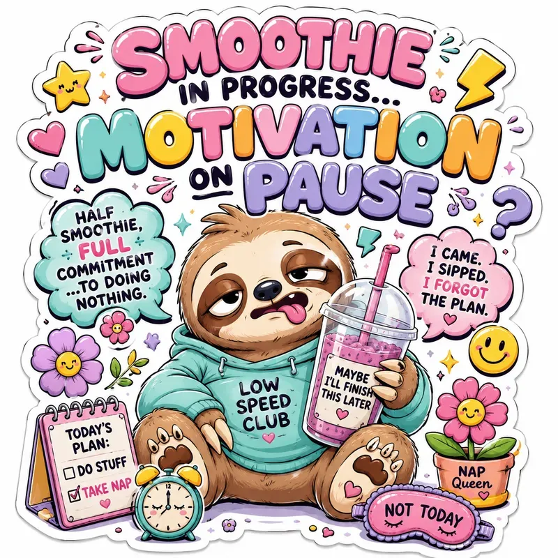 Cute Kawaii Mood Sticker Posters