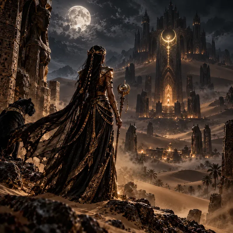 Midnight Gothic Fantasy Enchanted Realms
