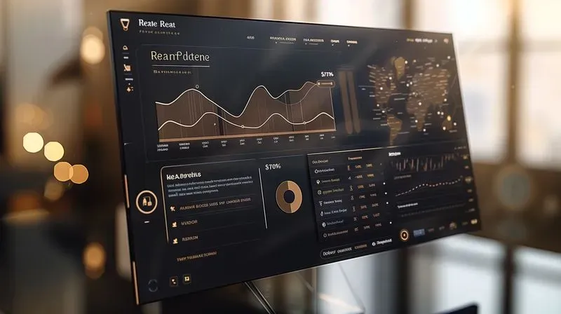 Modern Fintech Dashboard UIux Generator