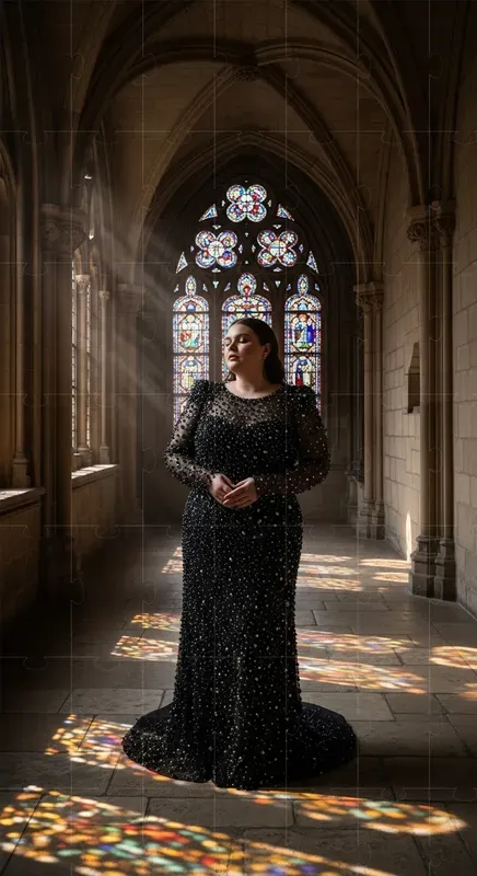 Dark Gothic Plussize Fashion Photos