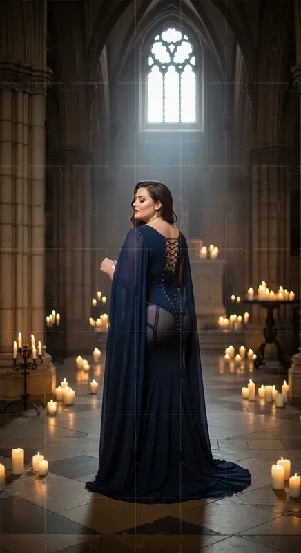 Dark Gothic Plussize Fashion Photos