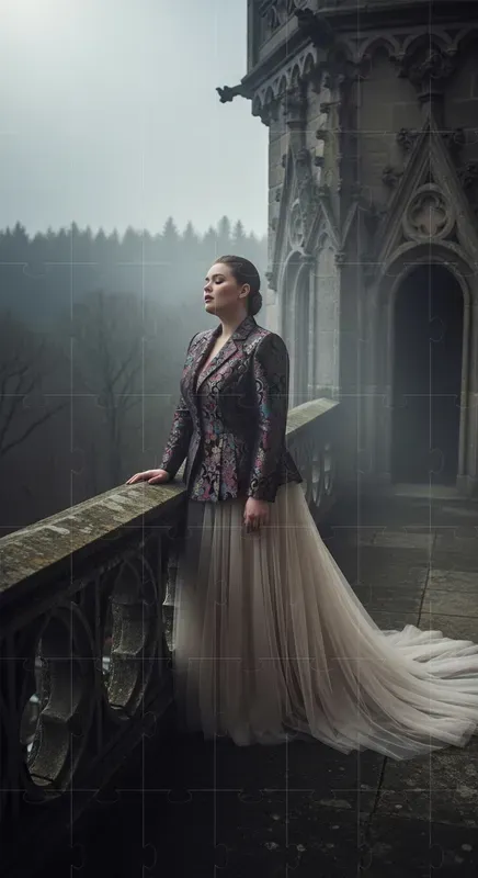 Dark Gothic Plussize Fashion Photos