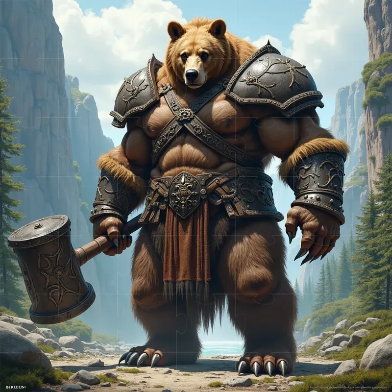 Fantasy Warrior Animal Hybrids