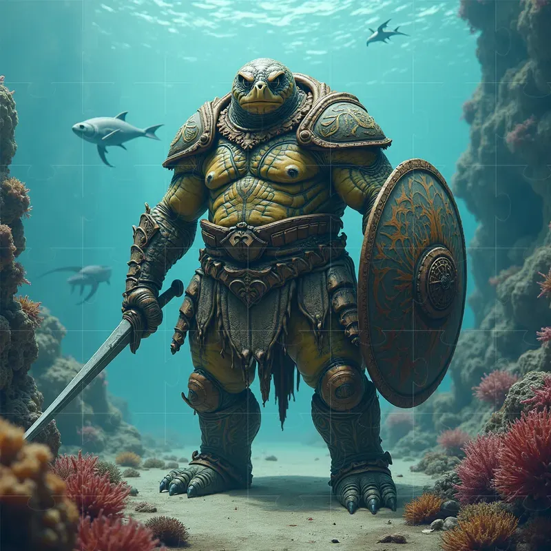Fantasy Warrior Animal Hybrids