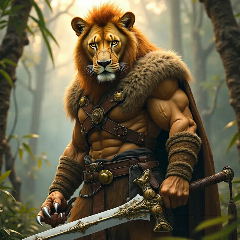 Fantasy Warrior Animal Hybrids