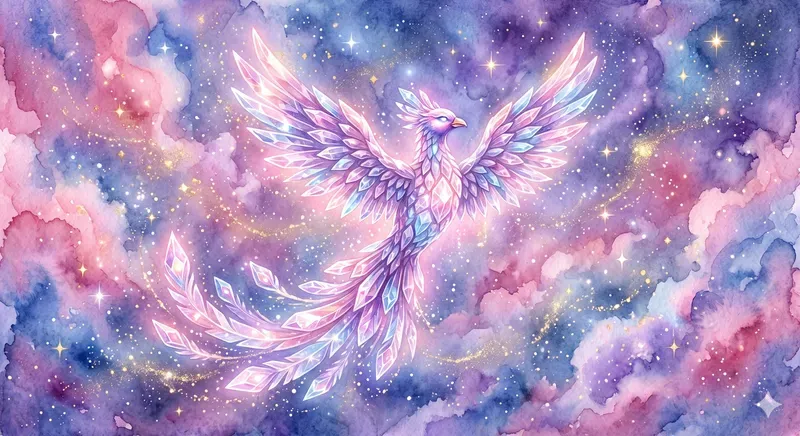 Dreamy Cosmic Crystal Creatures