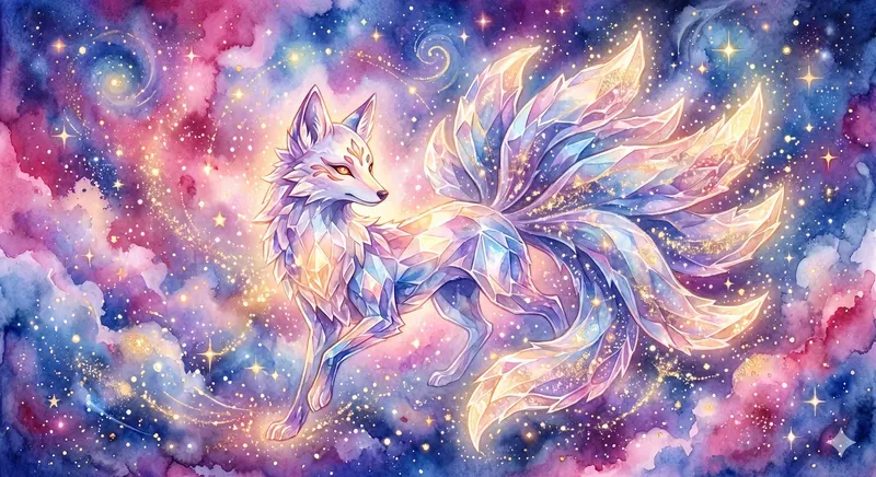 Dreamy Cosmic Crystal Creatures