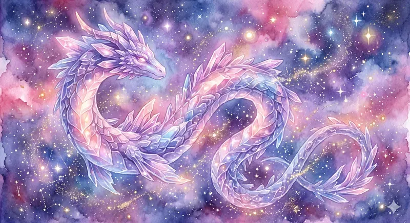 Dreamy Cosmic Crystal Creatures