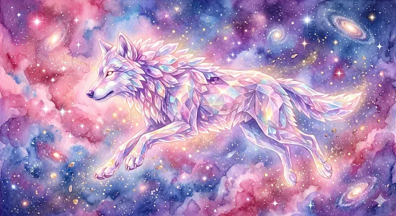 Dreamy Cosmic Crystal Creatures