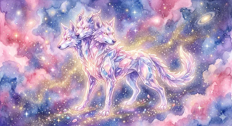 Dreamy Cosmic Crystal Creatures
