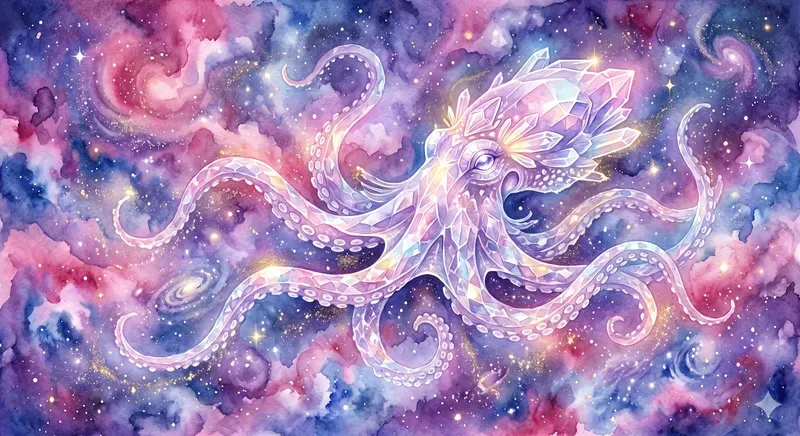 Dreamy Cosmic Crystal Creatures
