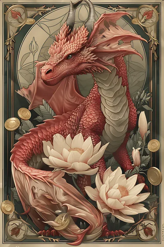 Art Nouveau Muse Illustrations