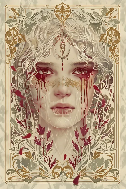 Art Nouveau Muse Illustrations