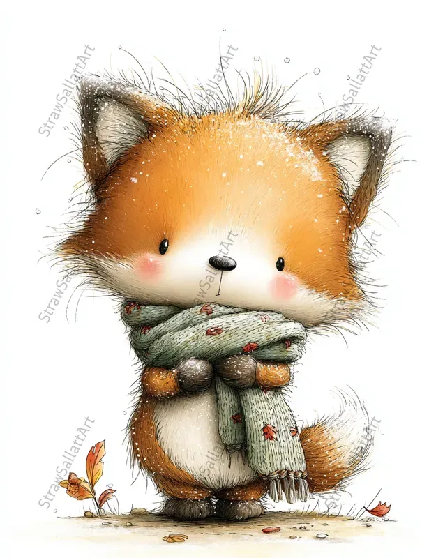 Cute Autumn Characters Etsy Cliparts