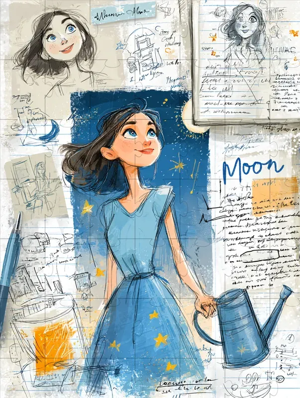 Whimsical Character Journal Pages