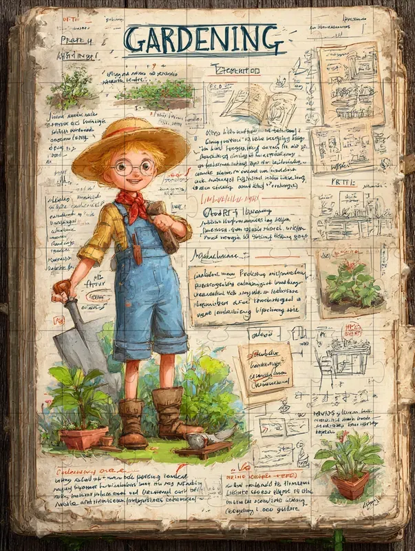 Whimsical Character Journal Pages