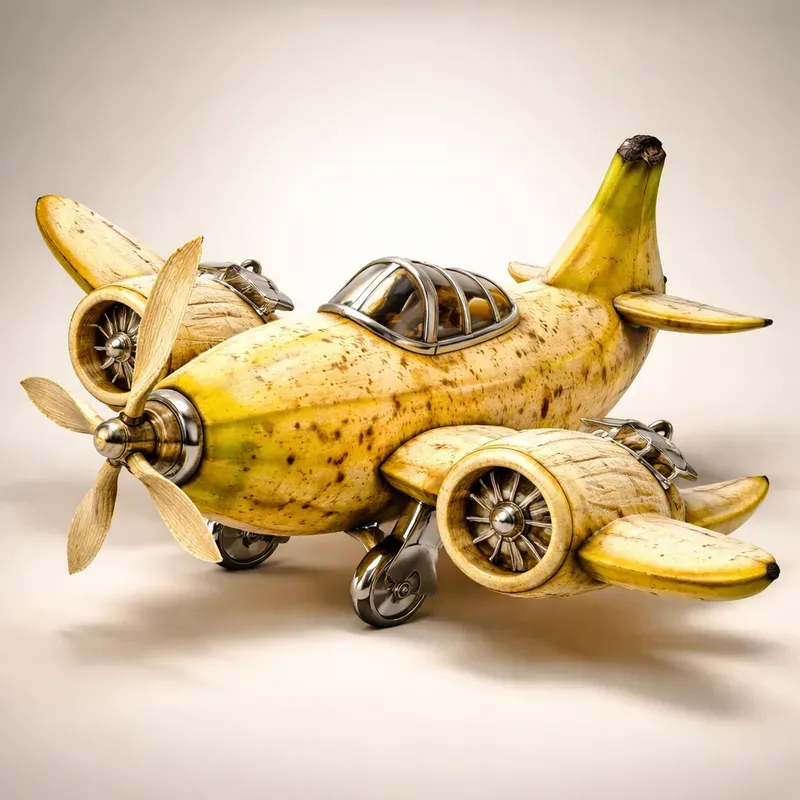 Surreal Fruit Aircraft