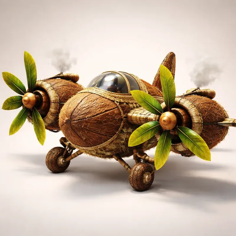 Surreal Fruit Aircraft