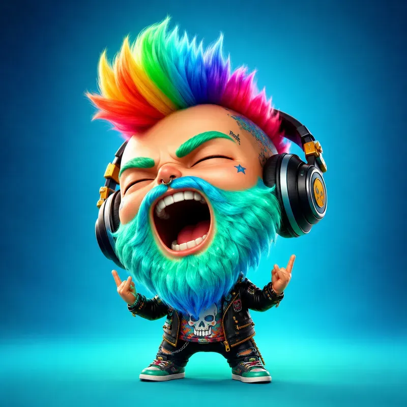 Whimsical 3D Musician Characters